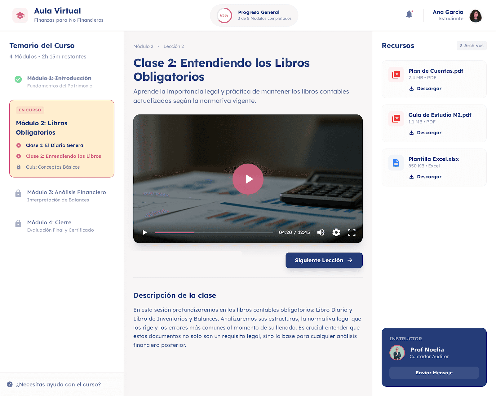 Plataforma de Educación Online - Imagen 1
