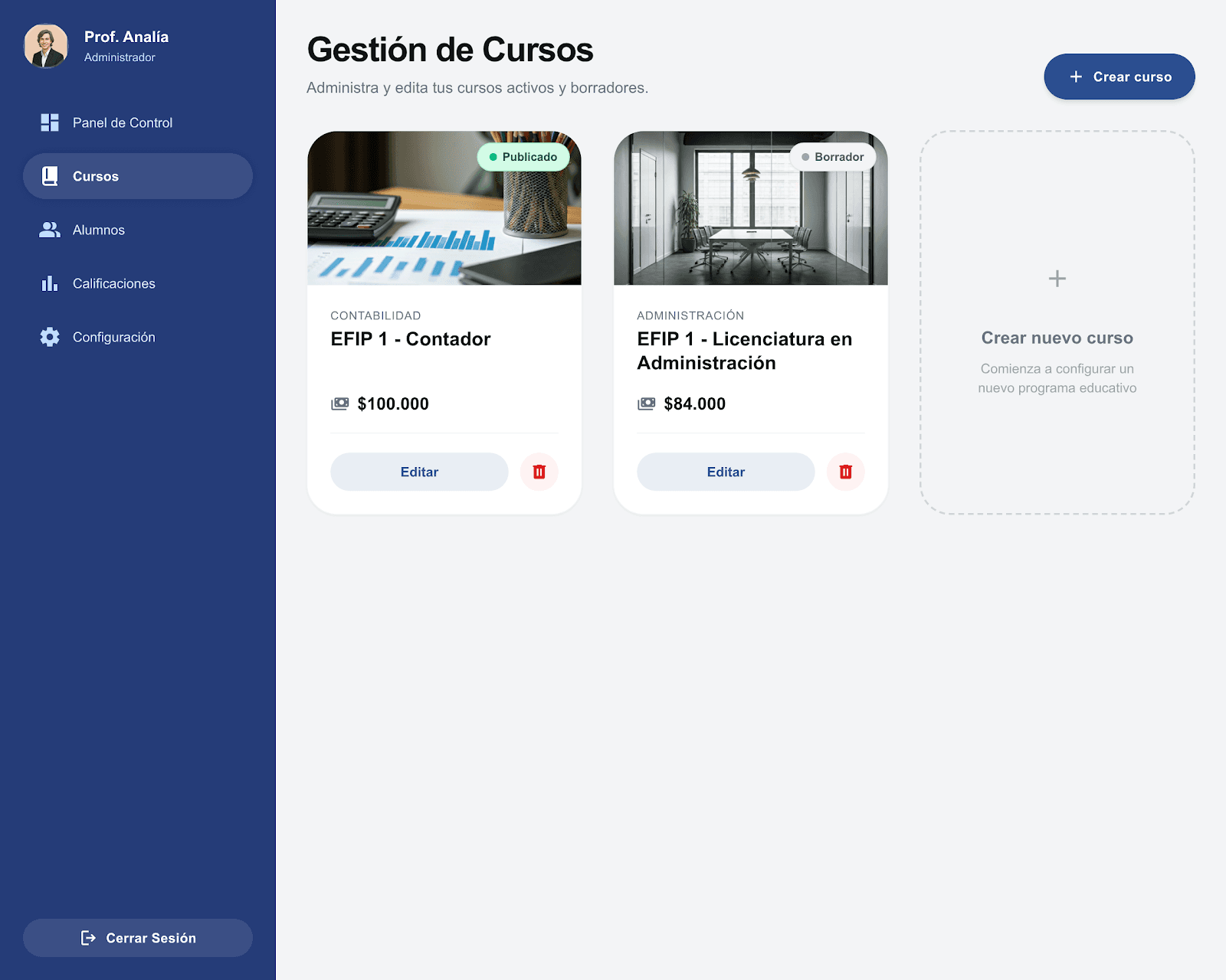 Plataforma de Educación Online - Imagen 7